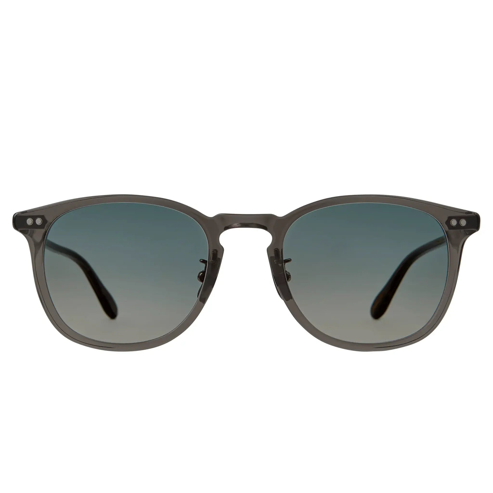 Front View of Garrett Leight Kinney J Forever Classic Eclipse Sunglasses 2168-49-ECL/PTWLG